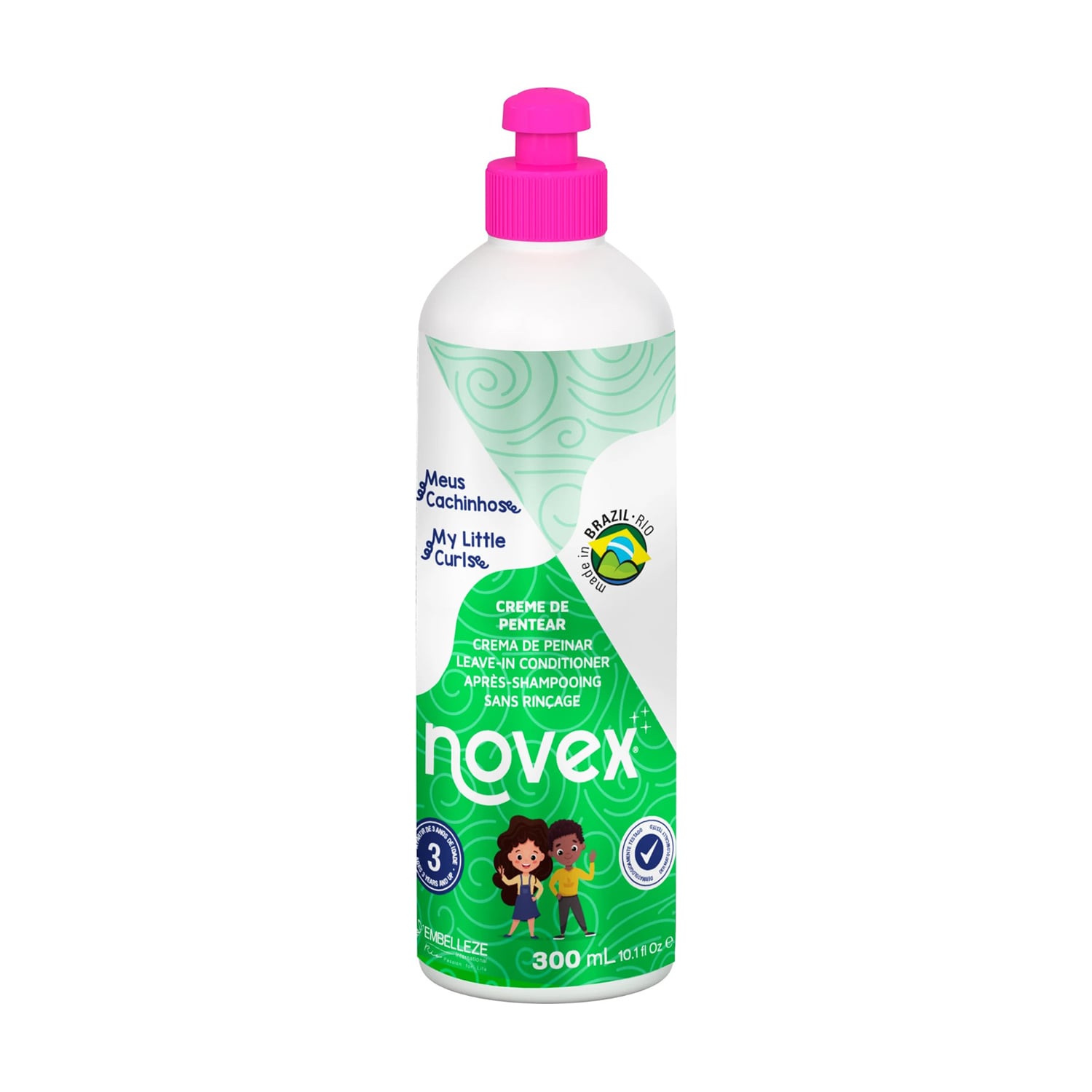 Дитячий незмивний кондиціонер Novex My Little Curls Leave In Conditioner для кучерявого волосся, 300 мл